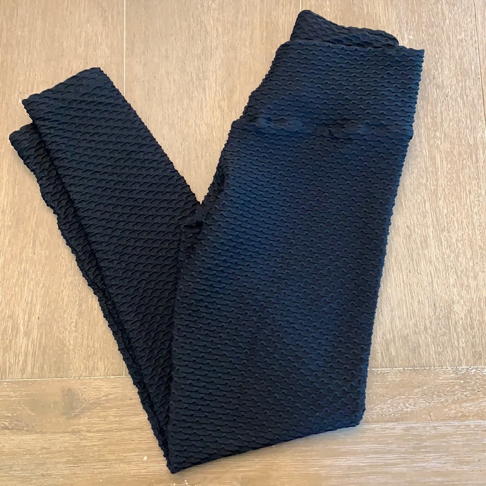 Booty by Brabants Croco Skin Leggings - Black